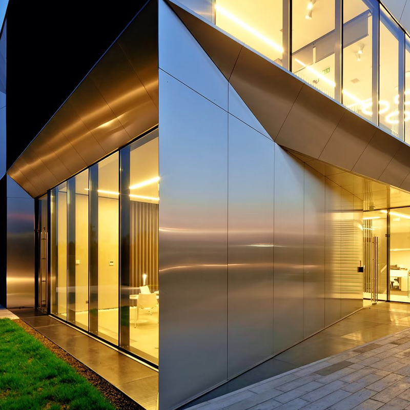 Dinding Tirai Panel Aluminium Komposit